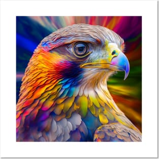 A Colorful Bird of Prey Posters and Art